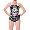 Banned - Sugar skull Badpak - Zwart Product image